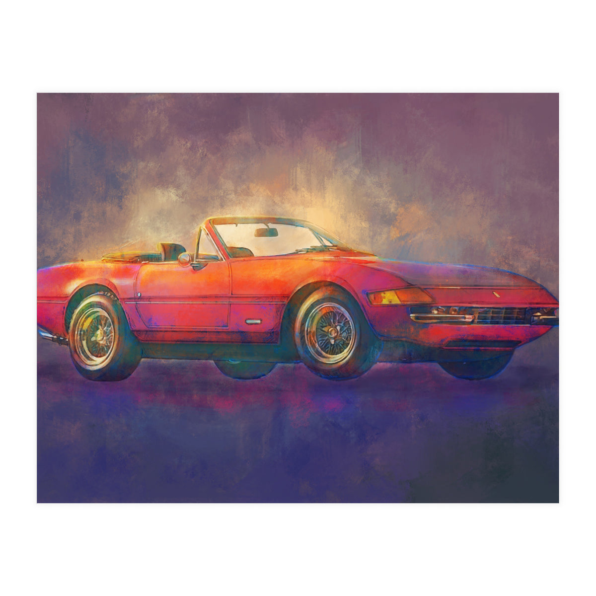 Ferrari 365 GTB 4 Daytona Spyder (Print Only)