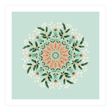 Floral Mandala | Mint Green (Print Only) thumbnail