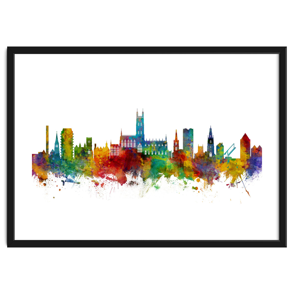 Gloucester England Skyline