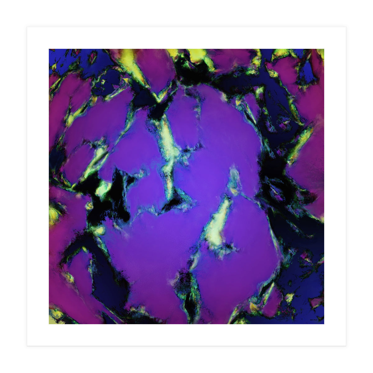 Soft Blue Shatter (Print Only)