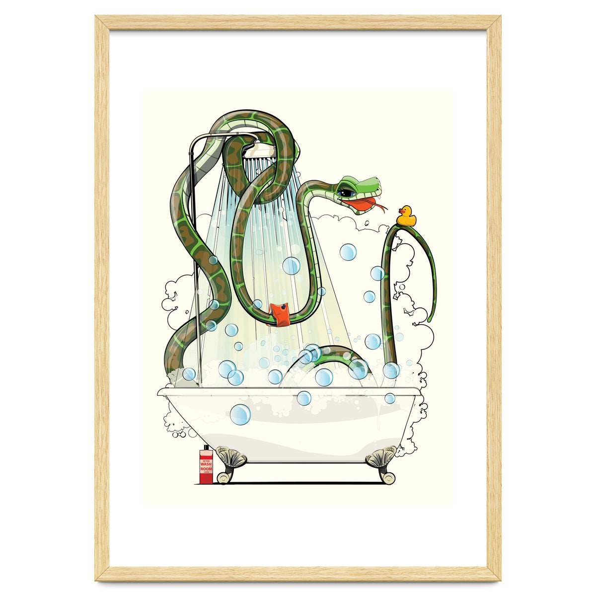 Snake in the Bath, Funny Bathroom Humour