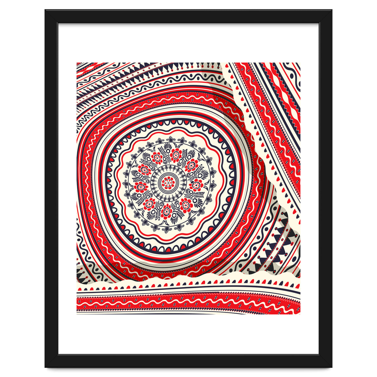 Romanian embroidery background 17