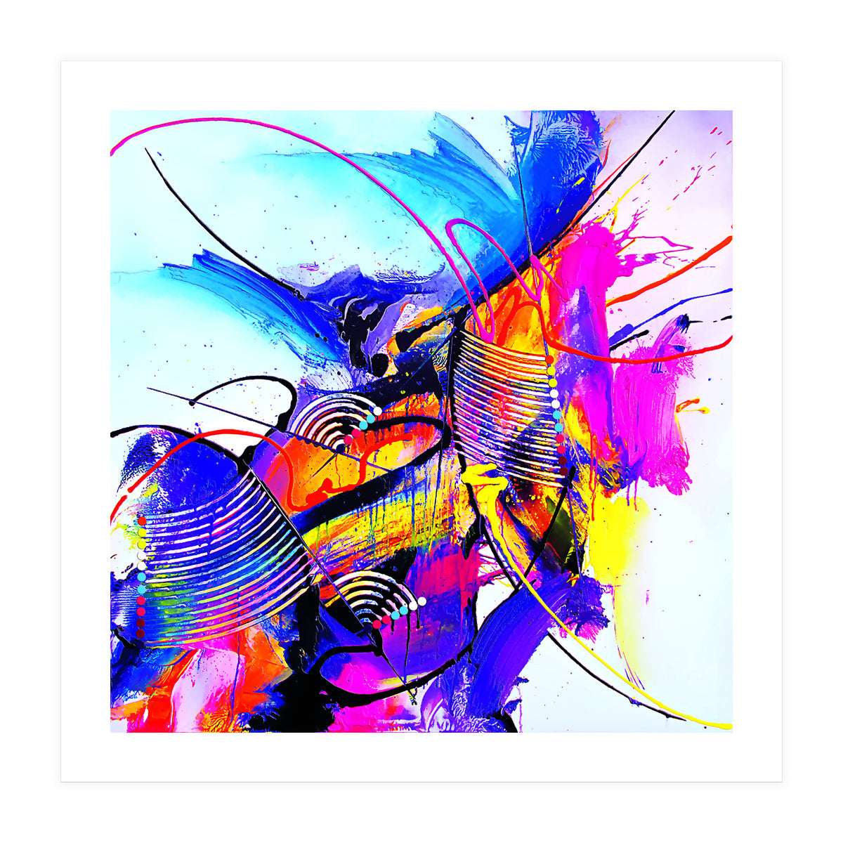 Abstract Art Britto - Qb293 (Print Only)