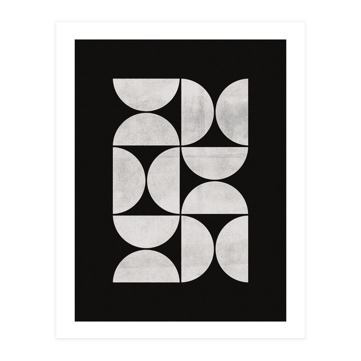 Mid-Century Modern No.31 - Woodblock Print (Print Only)