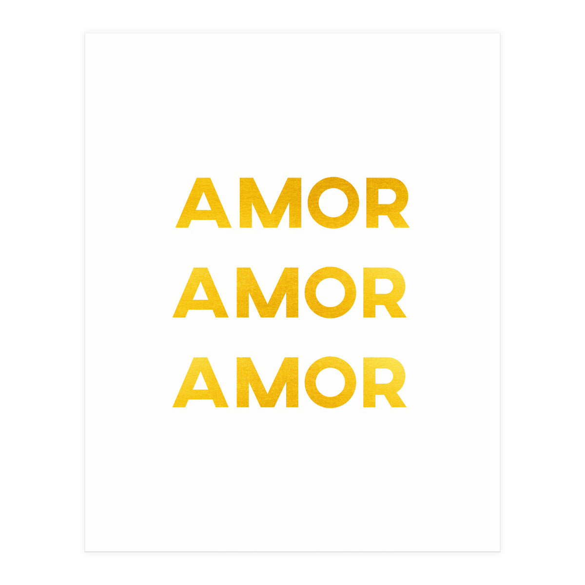 Amor Amor Amor (Love In Spanish) (Print Only)
