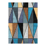 Colorful Concrete Triangles - Blue, Grey, Brown (Print Only) thumbnail