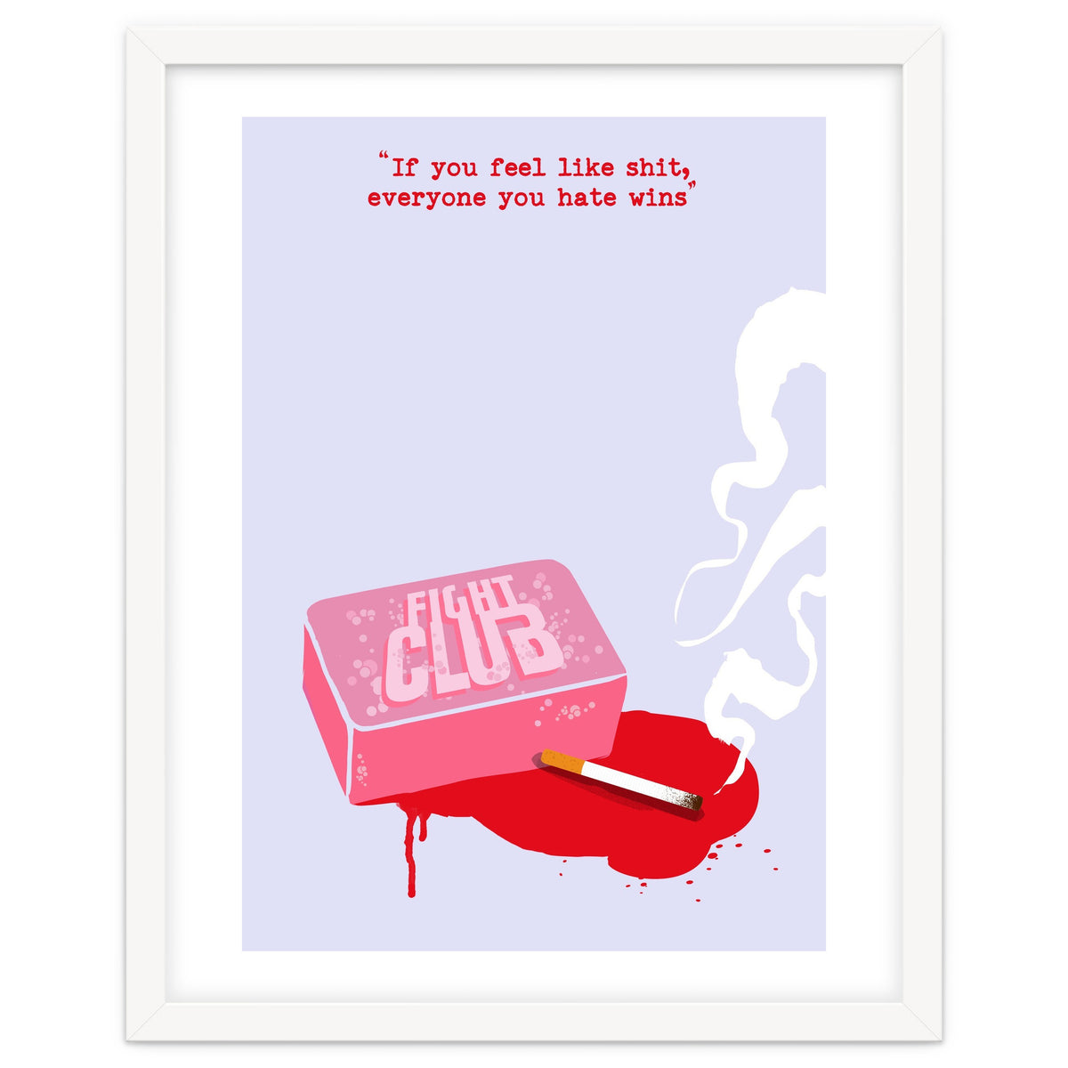 Fight Club soap movie poster