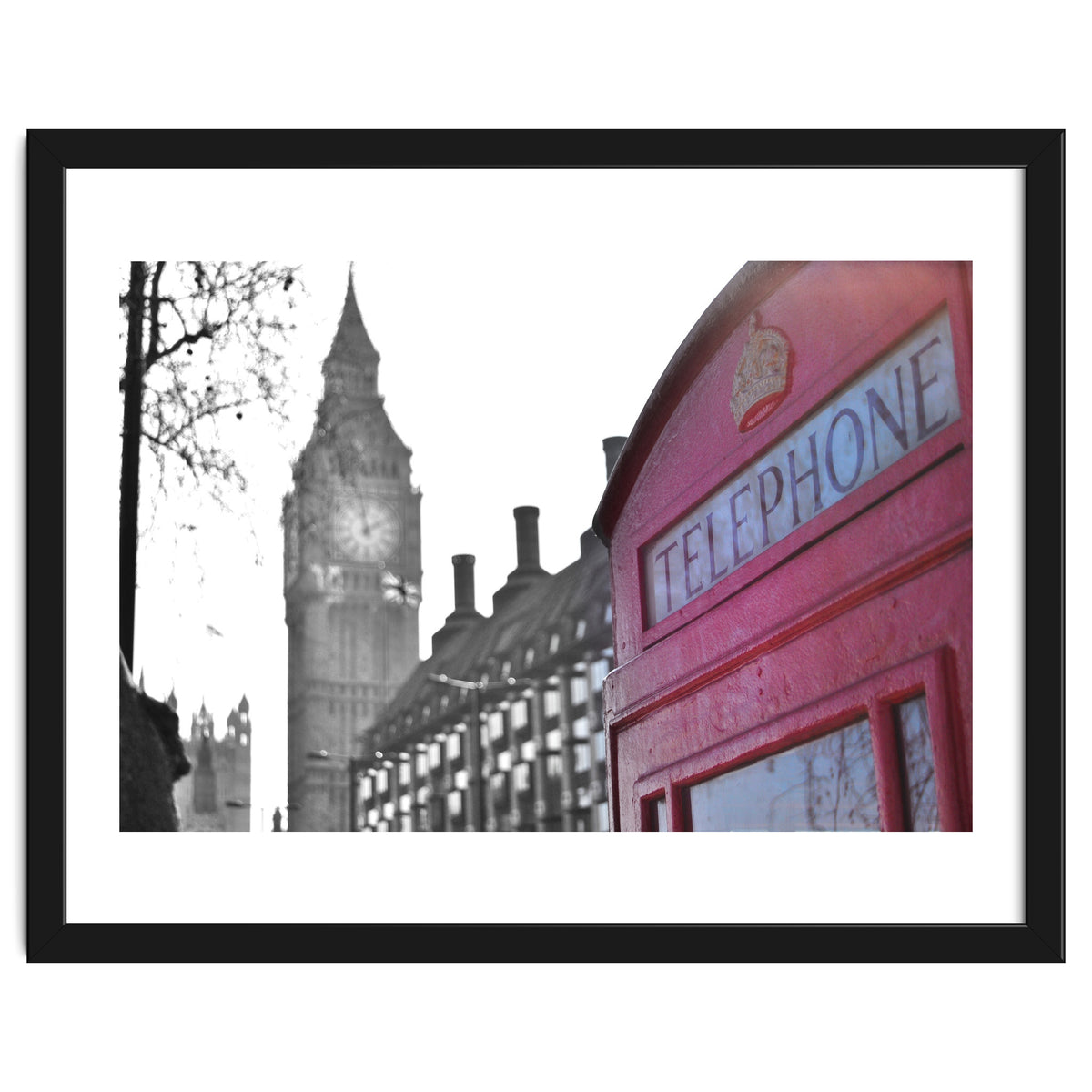 London Big Ben Red Phone Booth