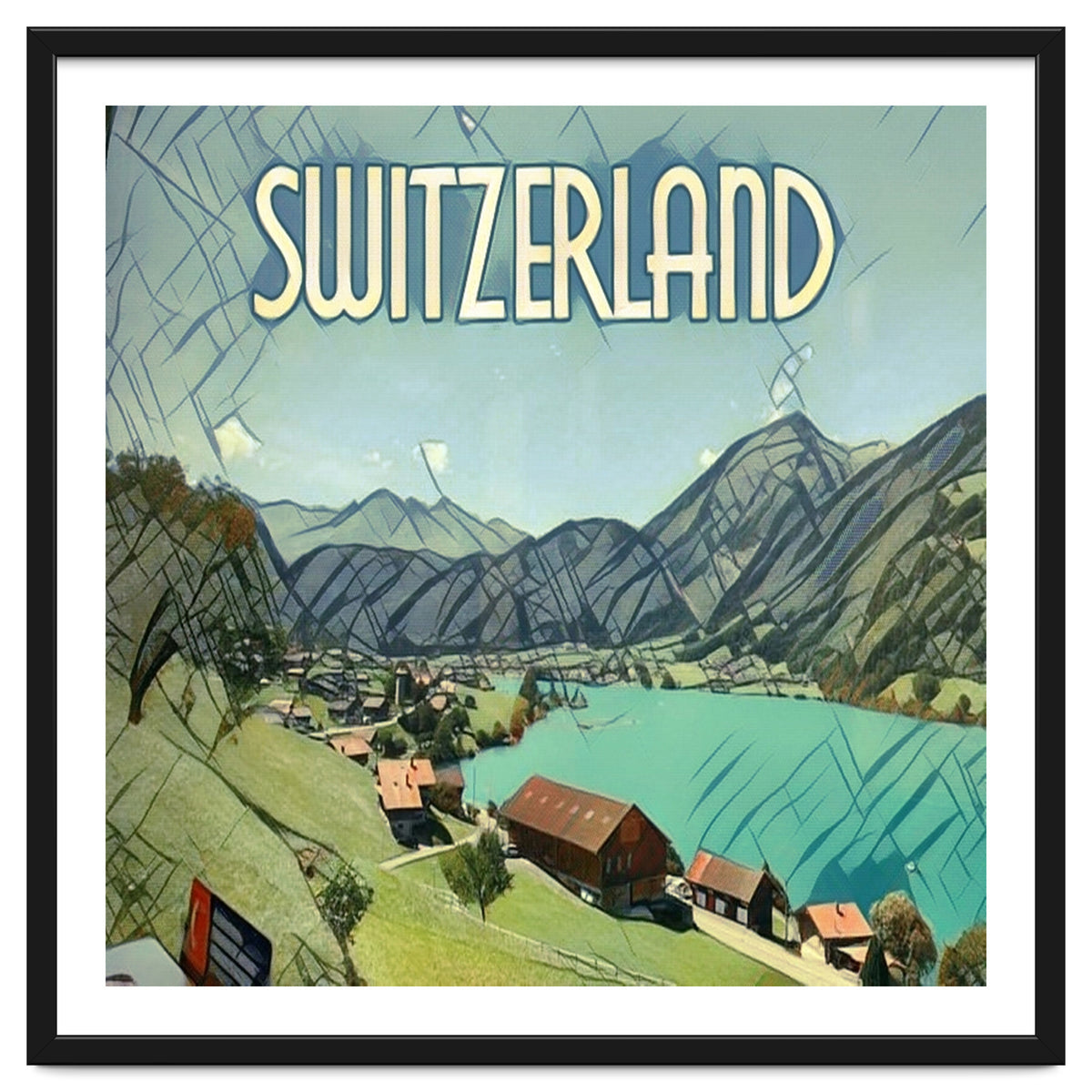 Lake Lungern, Switzerland.