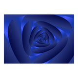 Blue Color Rose Spiral Pattern (Print Only) thumbnail