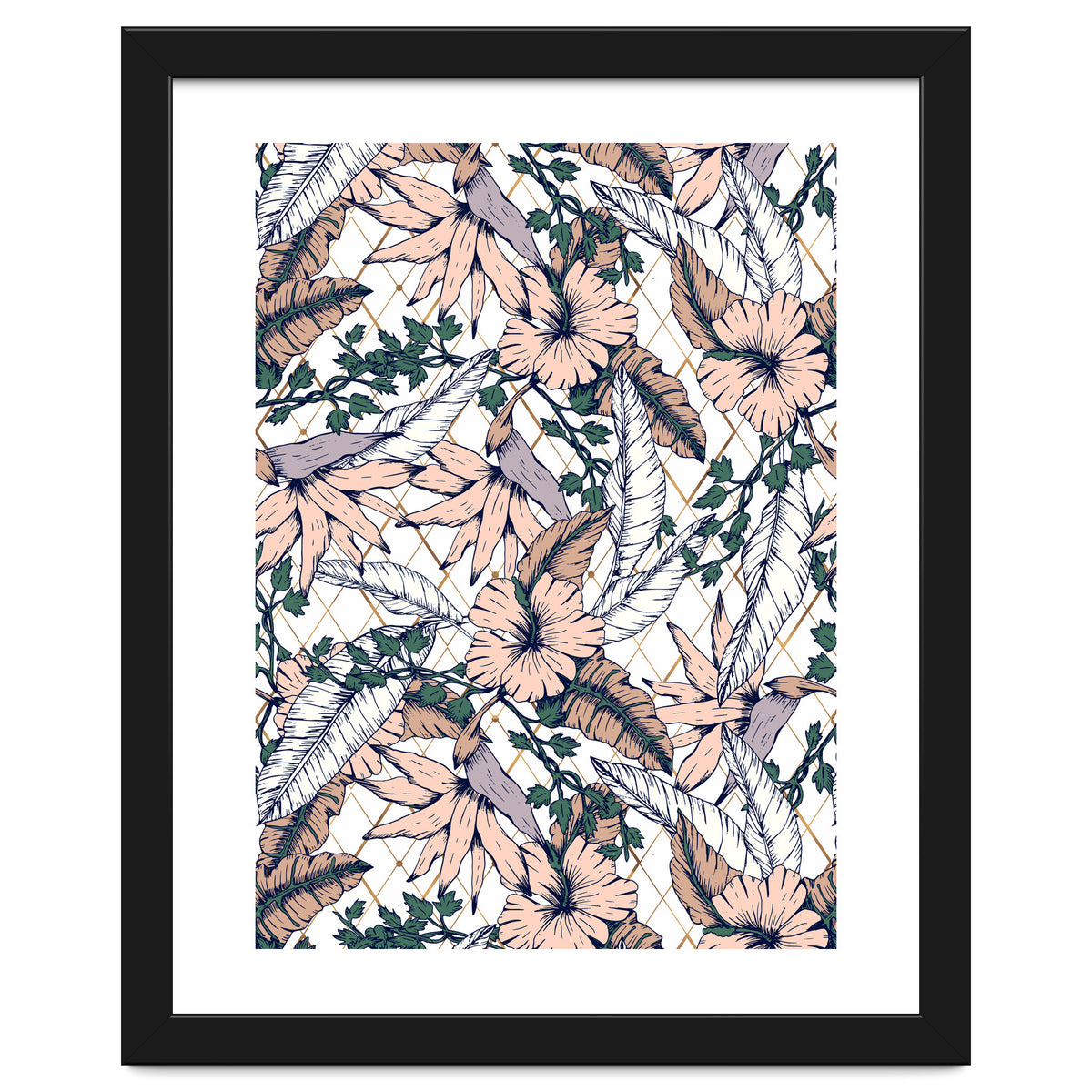 Exotic flowering and pattern geometric