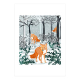 Fox Snow Walk (Print Only) thumbnail