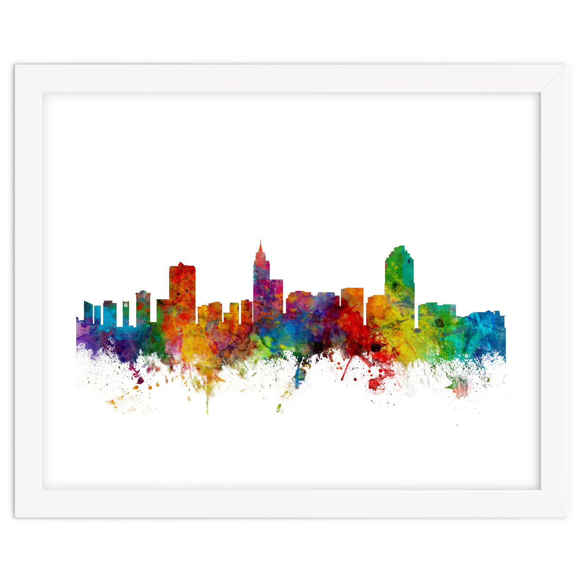 Raleigh North Carolina Skyline