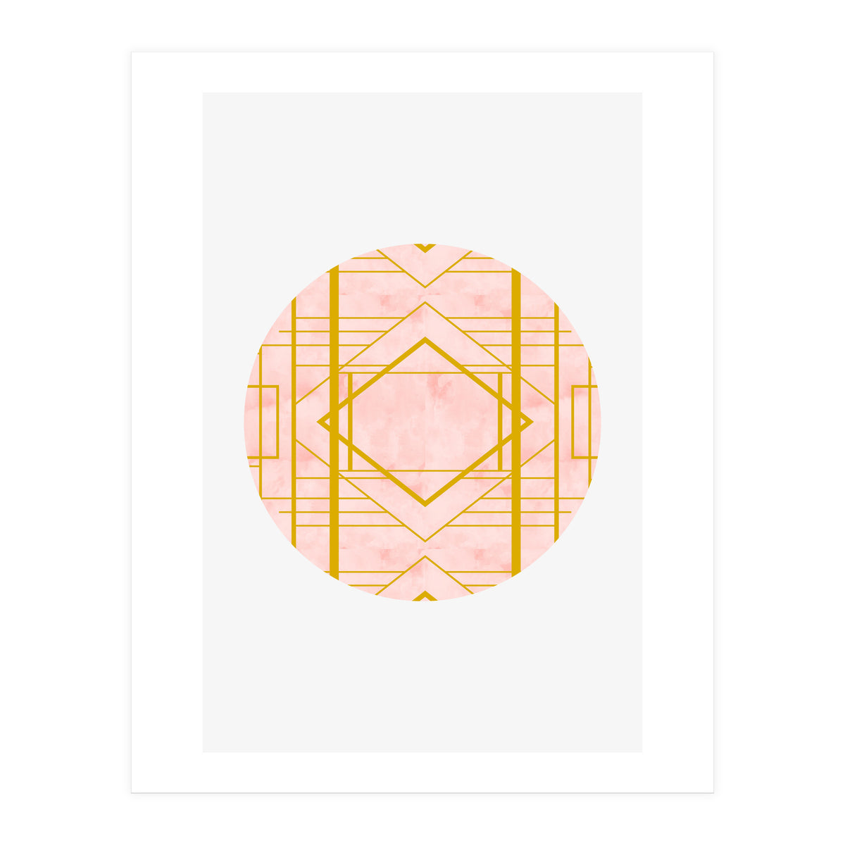 Art Deco Blush (Print Only)