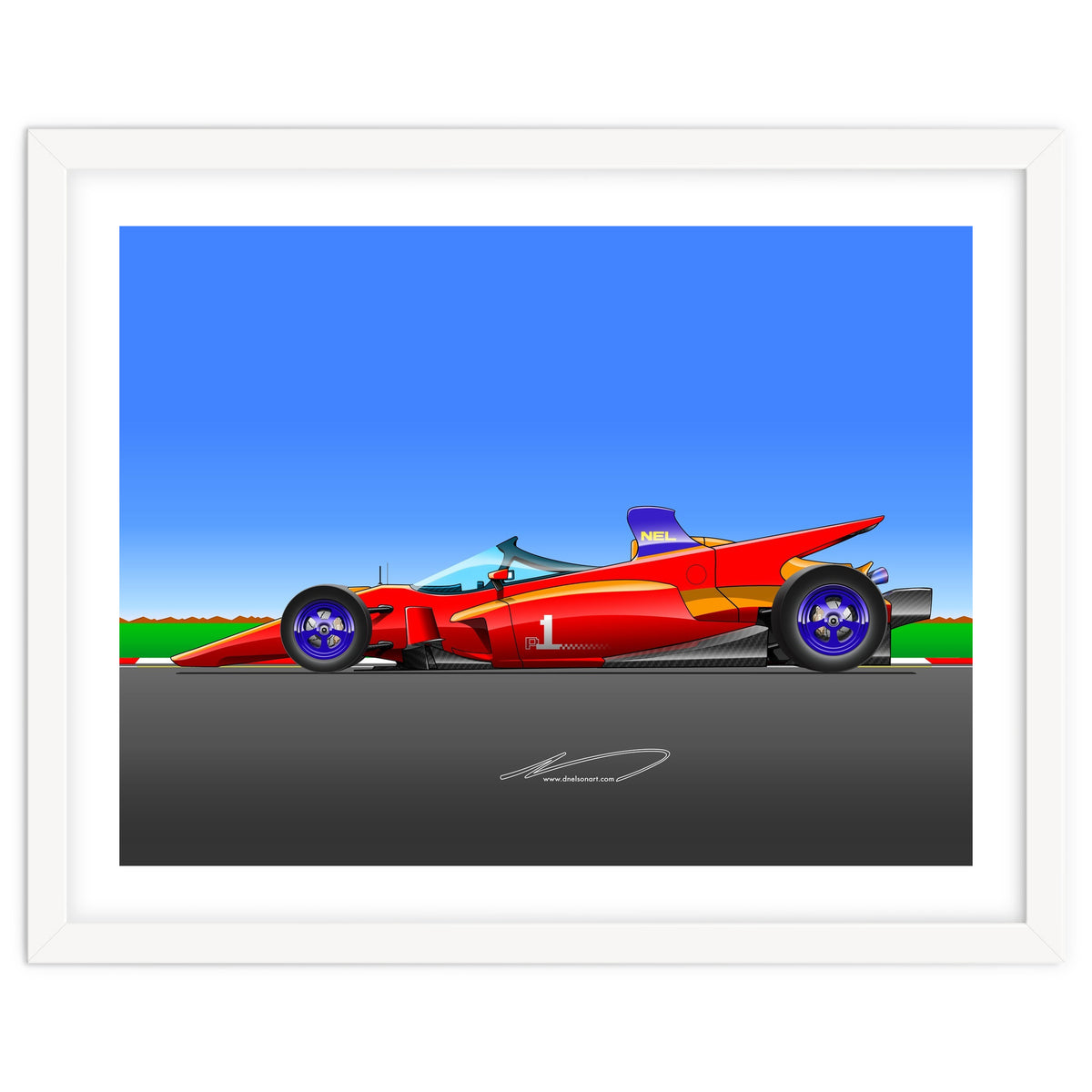 Pole Position Racecar Homage