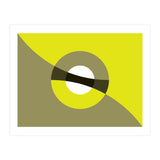 Geometric Shapes No. 44 -  mustard & beige (Print Only) thumbnail