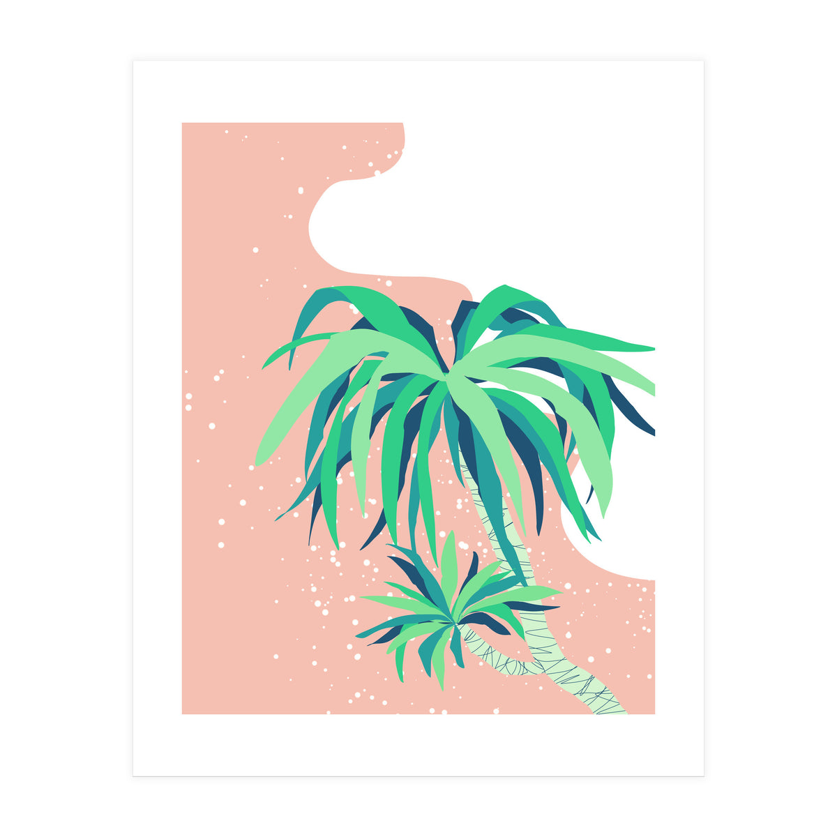 coconut tree (Print Only)