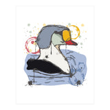 Male King Eider Duck Sketch (Print Only) thumbnail