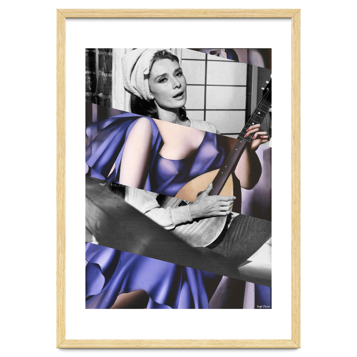 Tamara De Lempicka's Blue Woman with a Guitar & Audrey Hepburn in Breakfast at Tiffany's