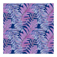 Woodland Ferns in Blue (Print Only)