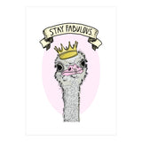Fabulous Ostrich (Print Only) thumbnail
