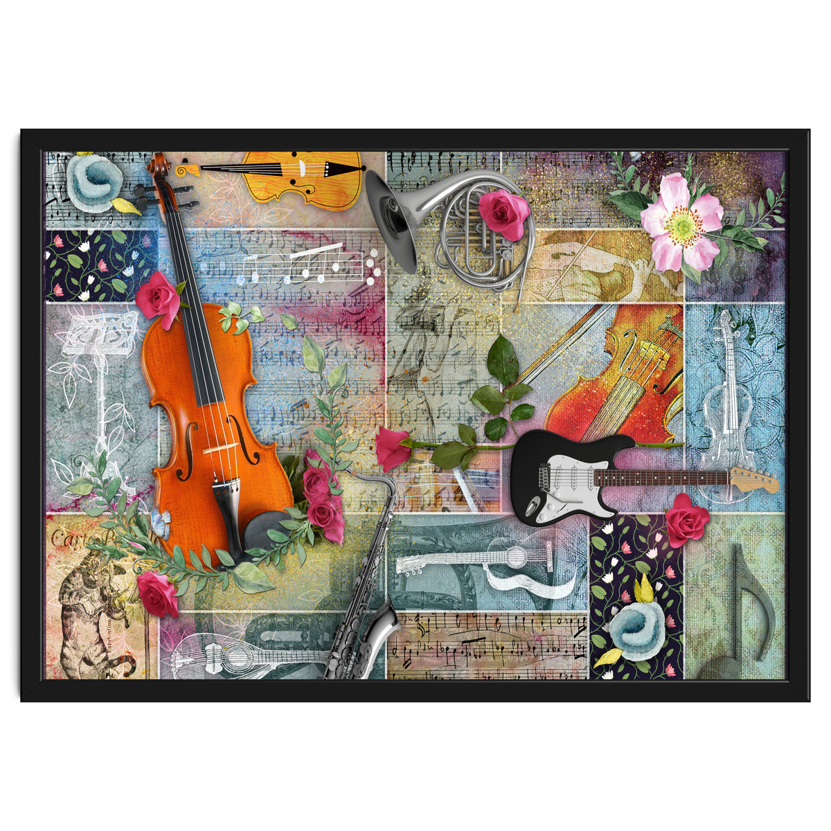 Musical Garden Collage