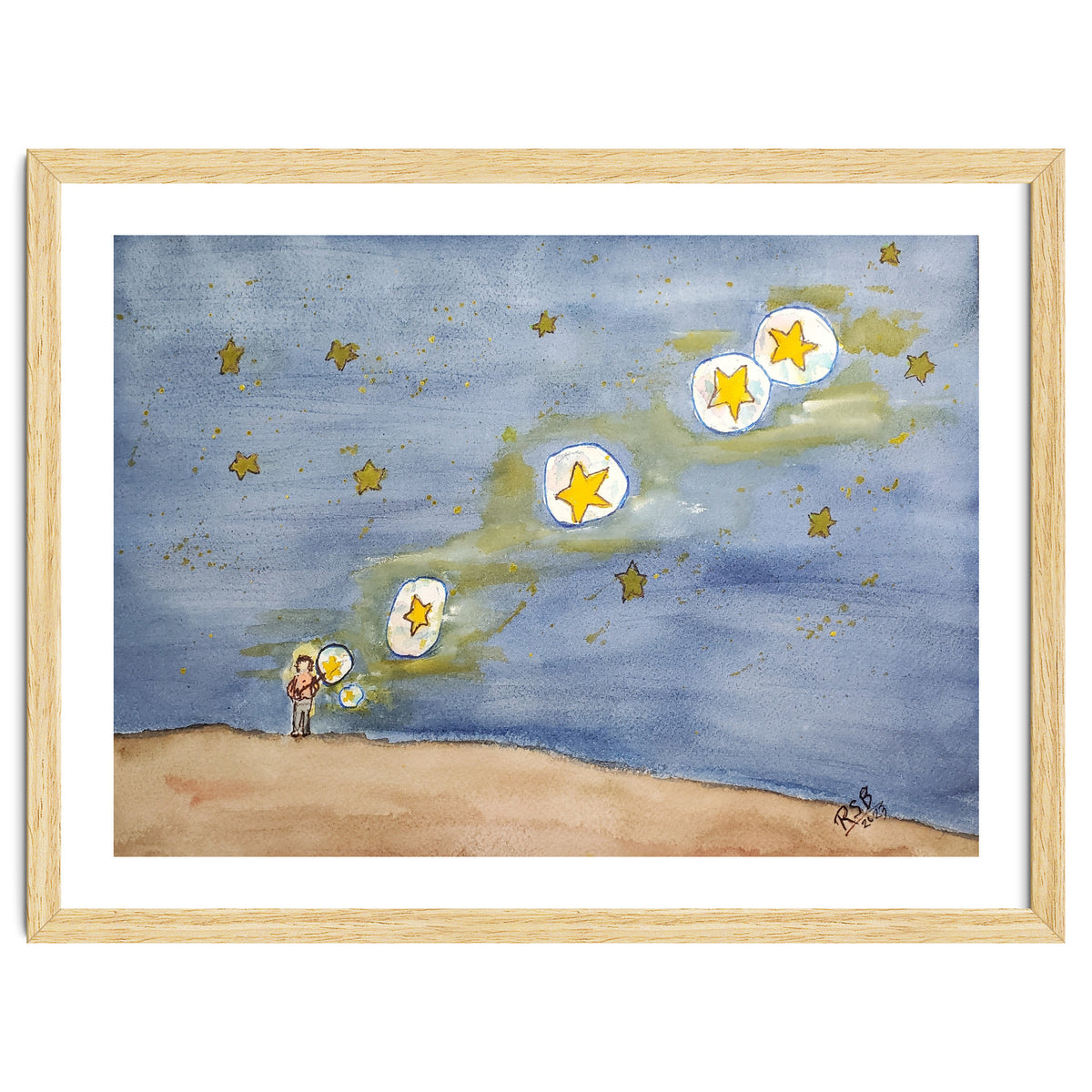 He Dipped the Bubble Wand, Waved his Arm, and Filled the Sky With Stars