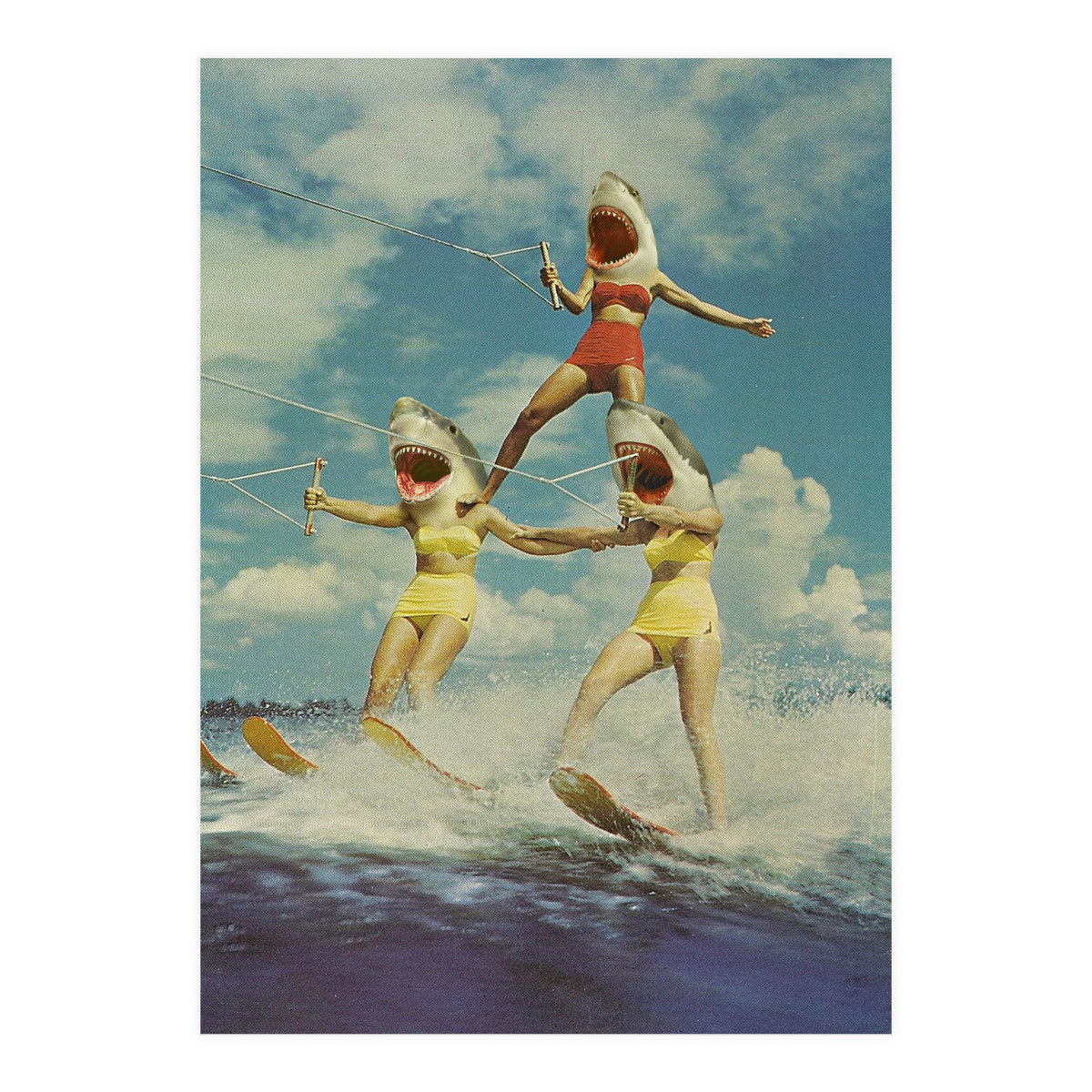 On Evil Beach - Sharks (Print Only)