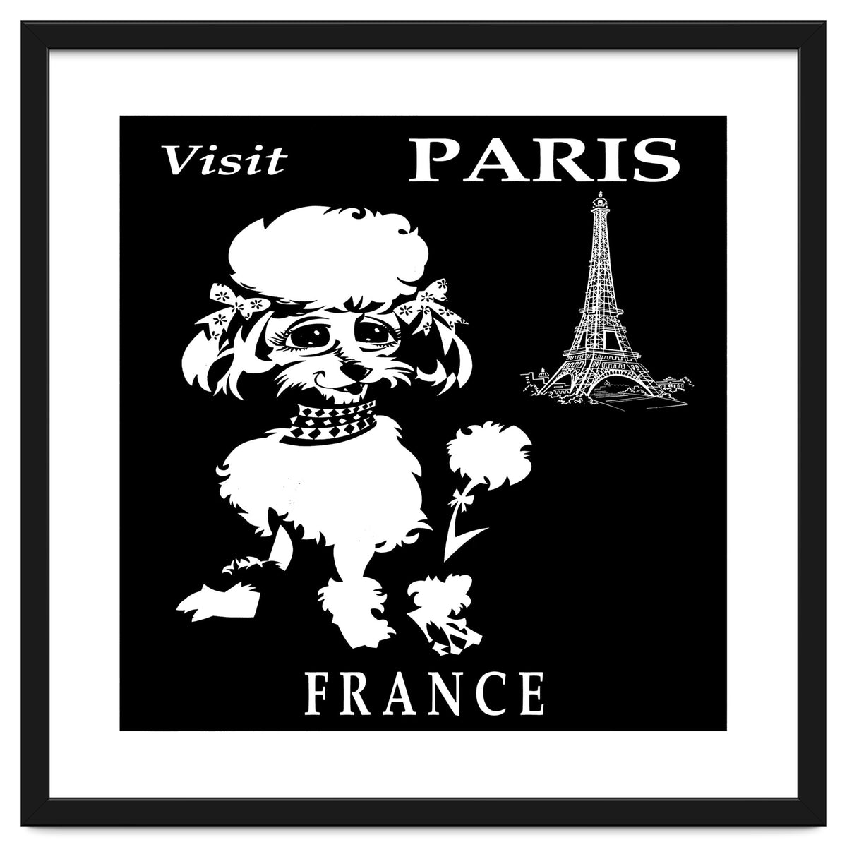 Paris France Travel Poster