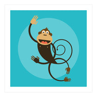 Kids Room Monkey (Print Only)