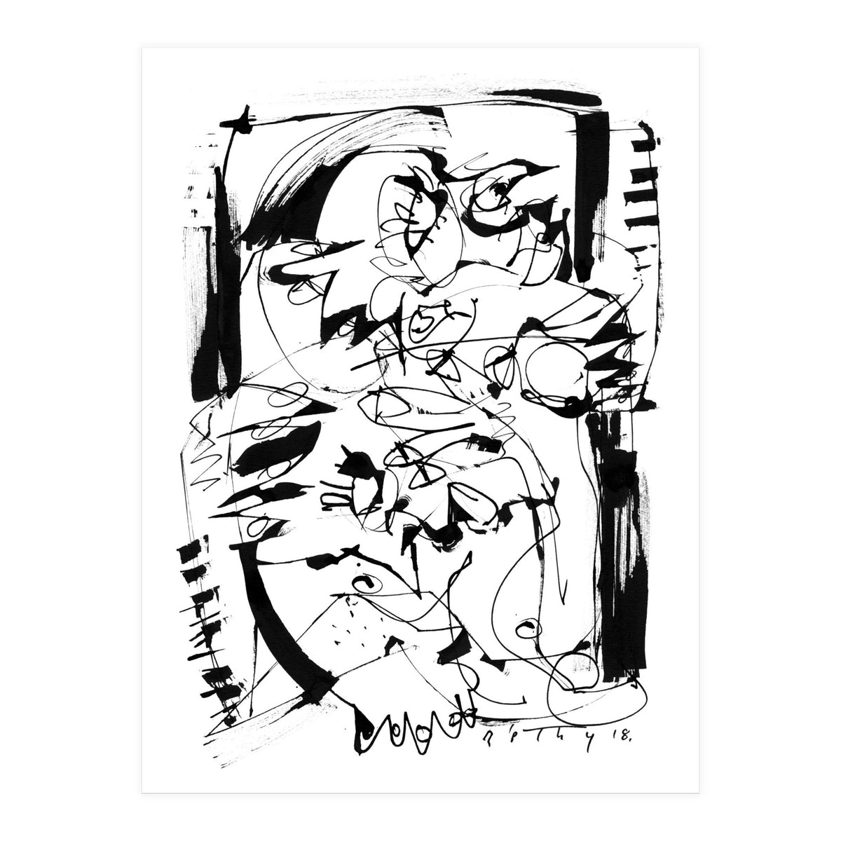 Ups and Downs - b&w (Print Only)