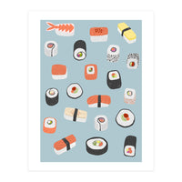 Sushi Roll Maki Nagiri Food Art (Print Only)