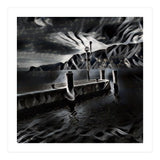 Pier at a smokey night. (Print Only) thumbnail