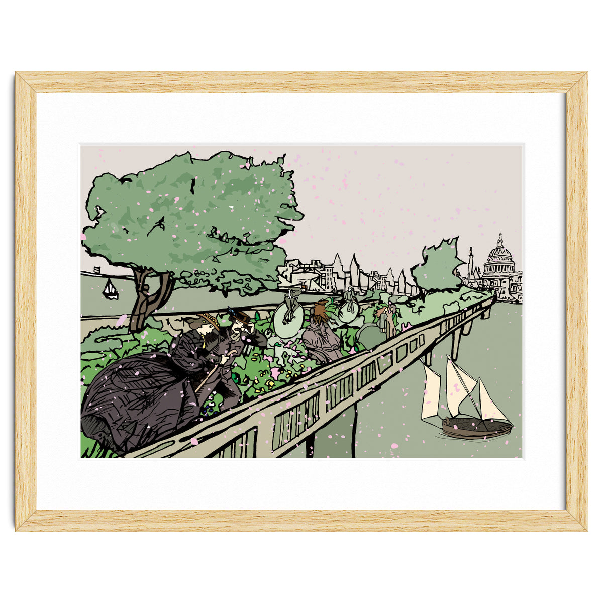 A Windy Day On The Garden Bridge