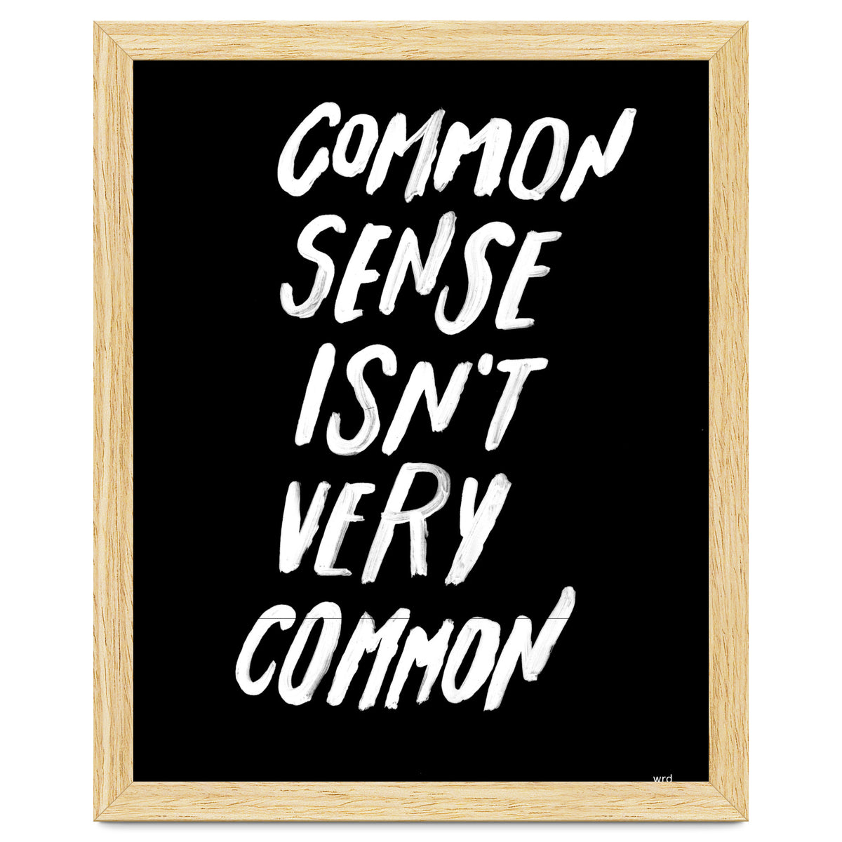 UNCOMMON SENSE