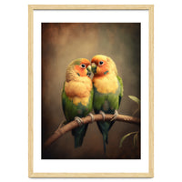 Lovebirds Painting