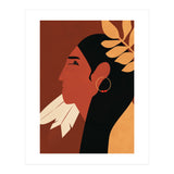 Boho Chic Woman Indian Fashion Print (Print Only) thumbnail