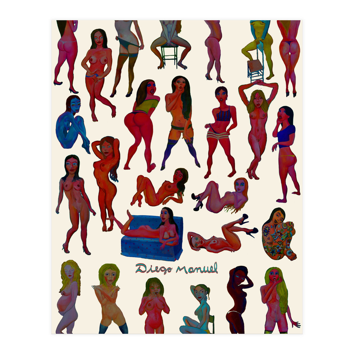 Chicas 3d 20 (Print Only)