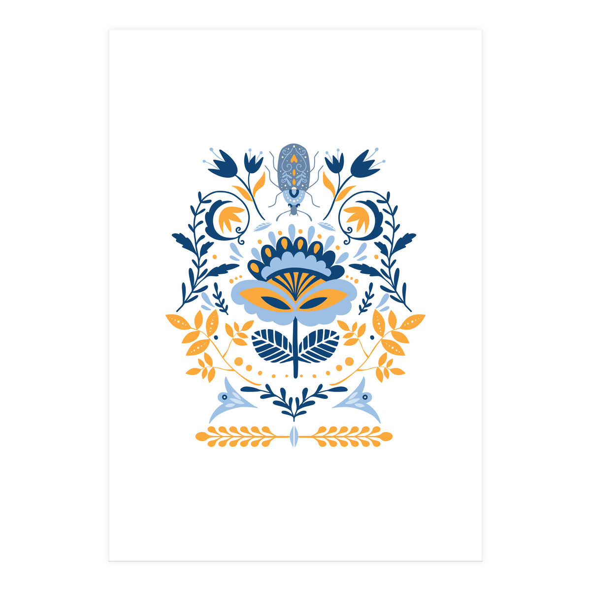 Scandinavian Folk Study 011  (Print Only)