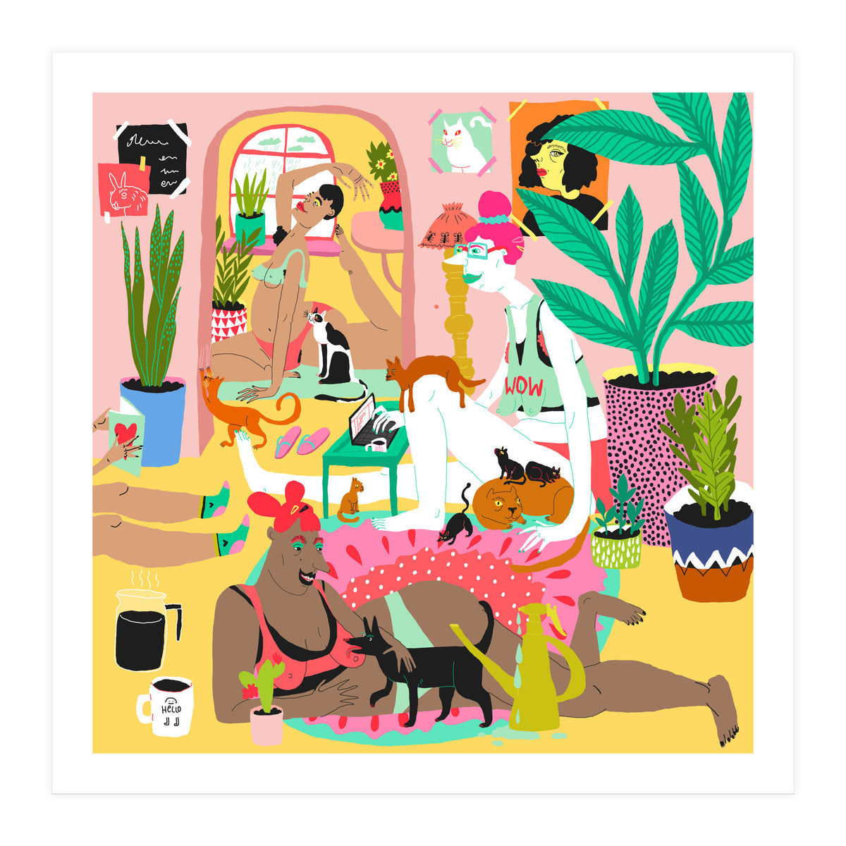 Staying At Home Together (Print Only)