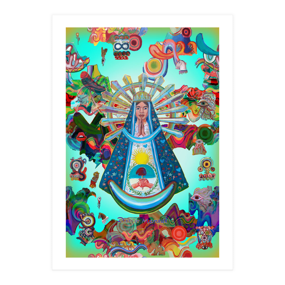 Virgen Y Graffiti 26 (Print Only)