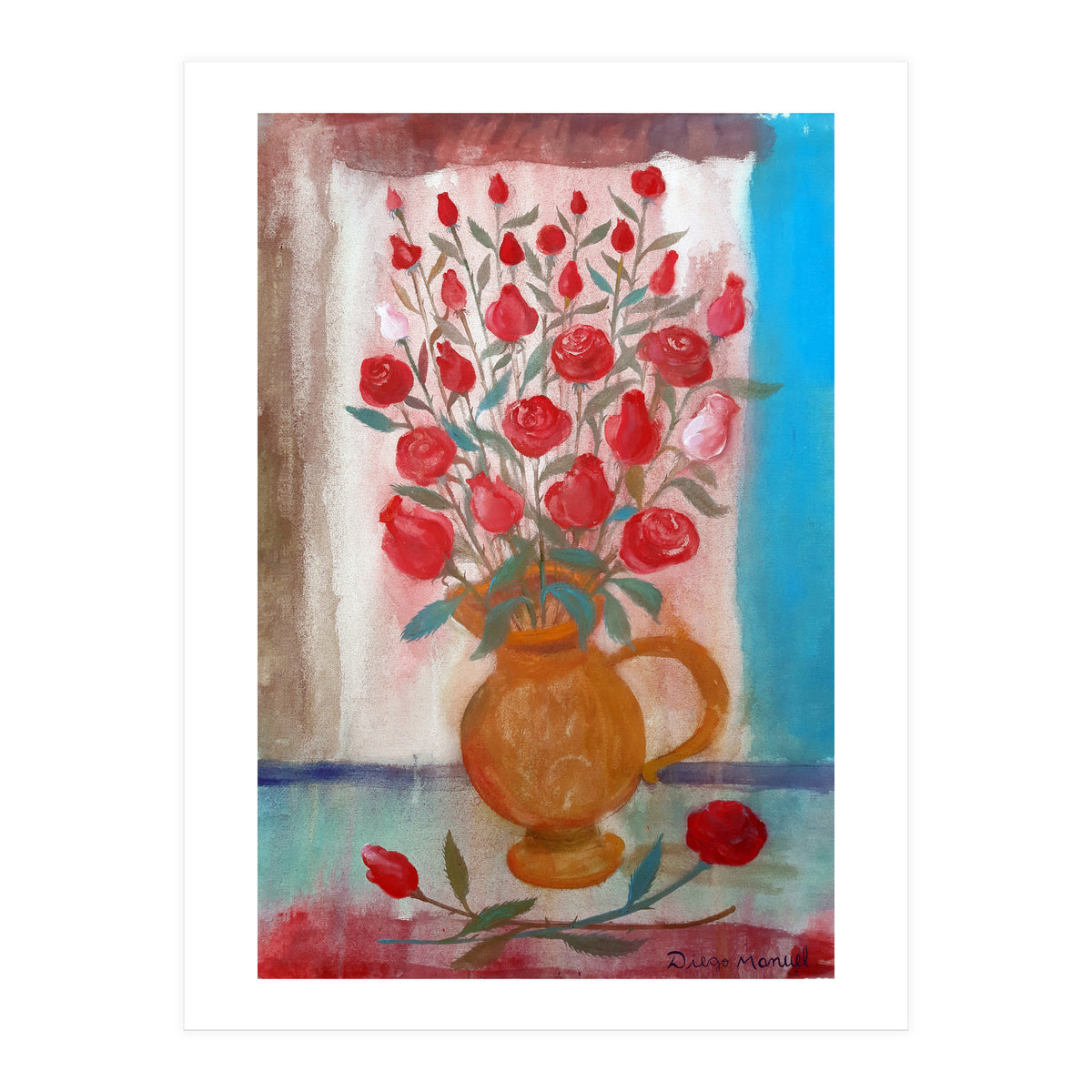 Rosas Rojas (Print Only)