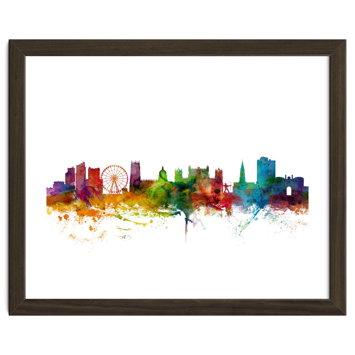 Nottingham England Skyline