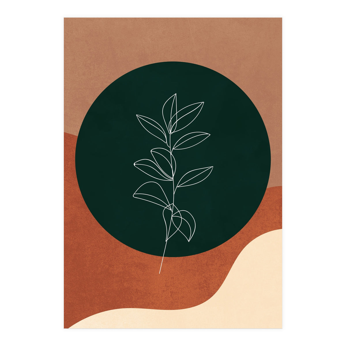 Geometrical Minimalist Boho Abstract (Print Only)