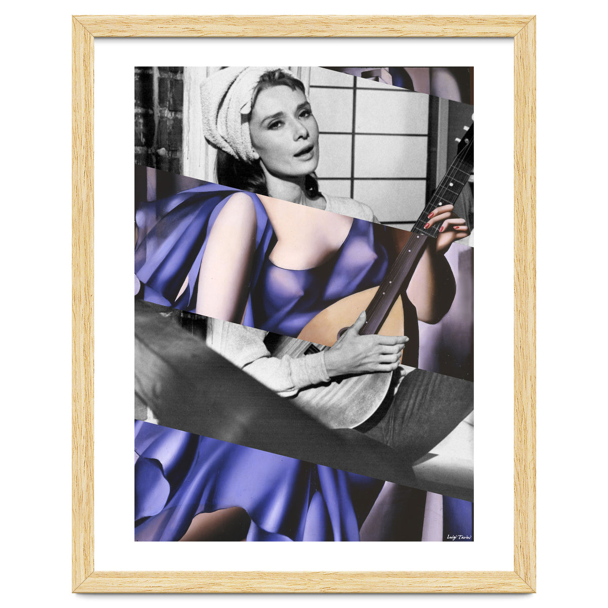 Tamara De Lempicka's Blue Woman with a Guitar & Audrey Hepburn in Breakfast at Tiffany's