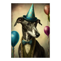 Greyhound At A Party (Print Only)