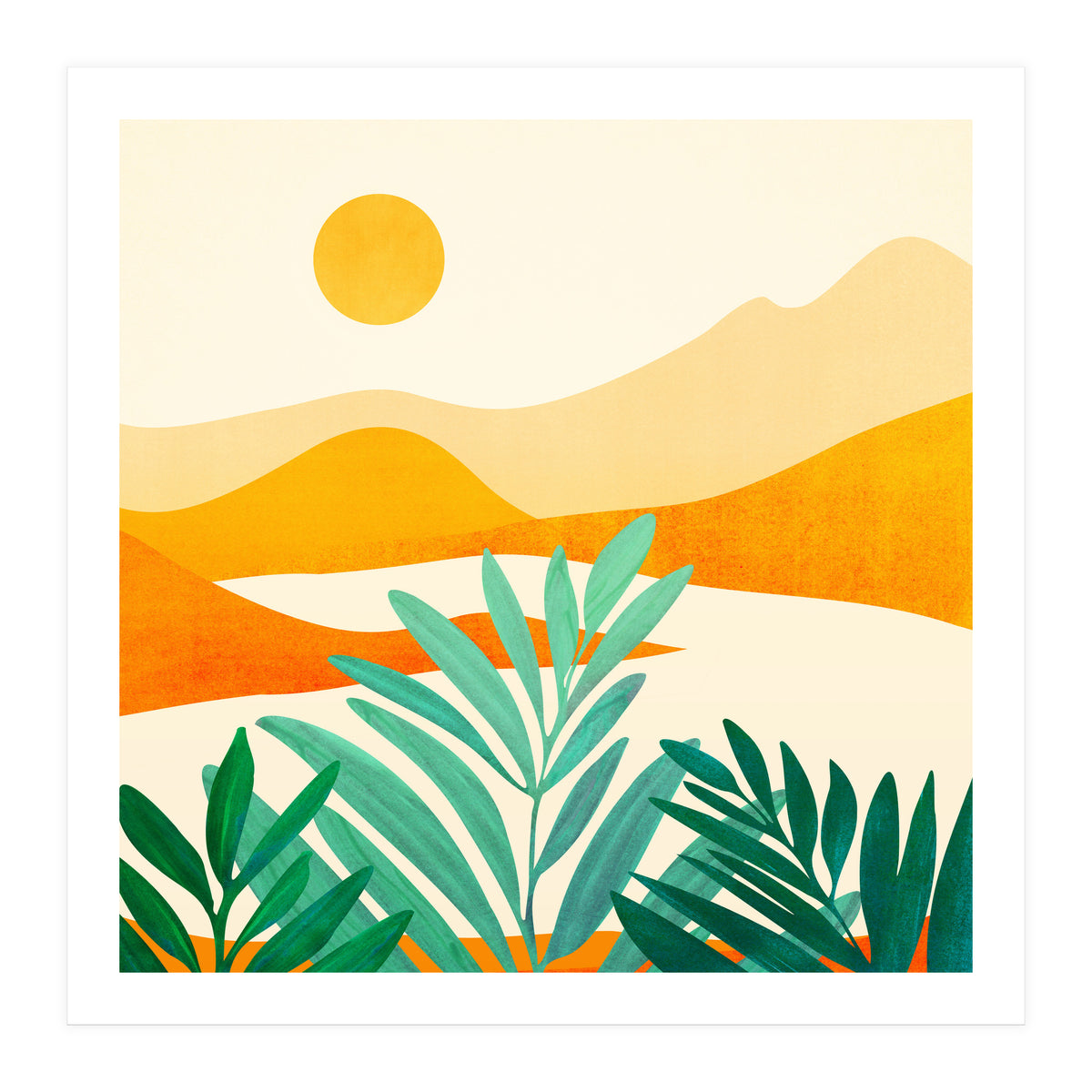 Golden Alpine Sunset (Print Only)