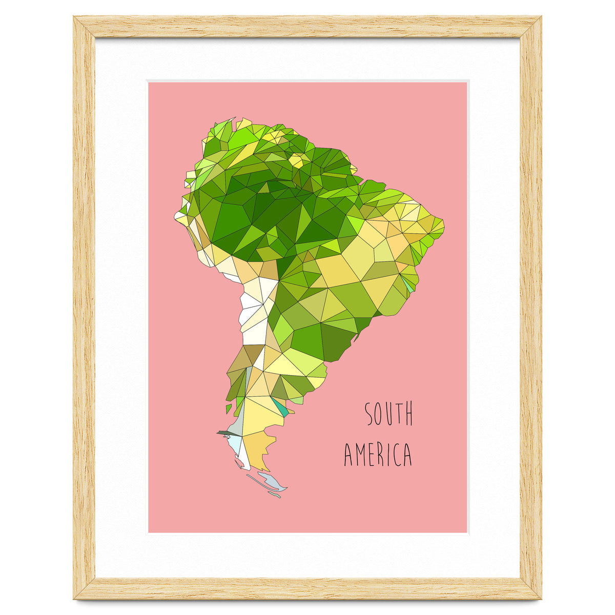 SOUTH AMERICA – Pink