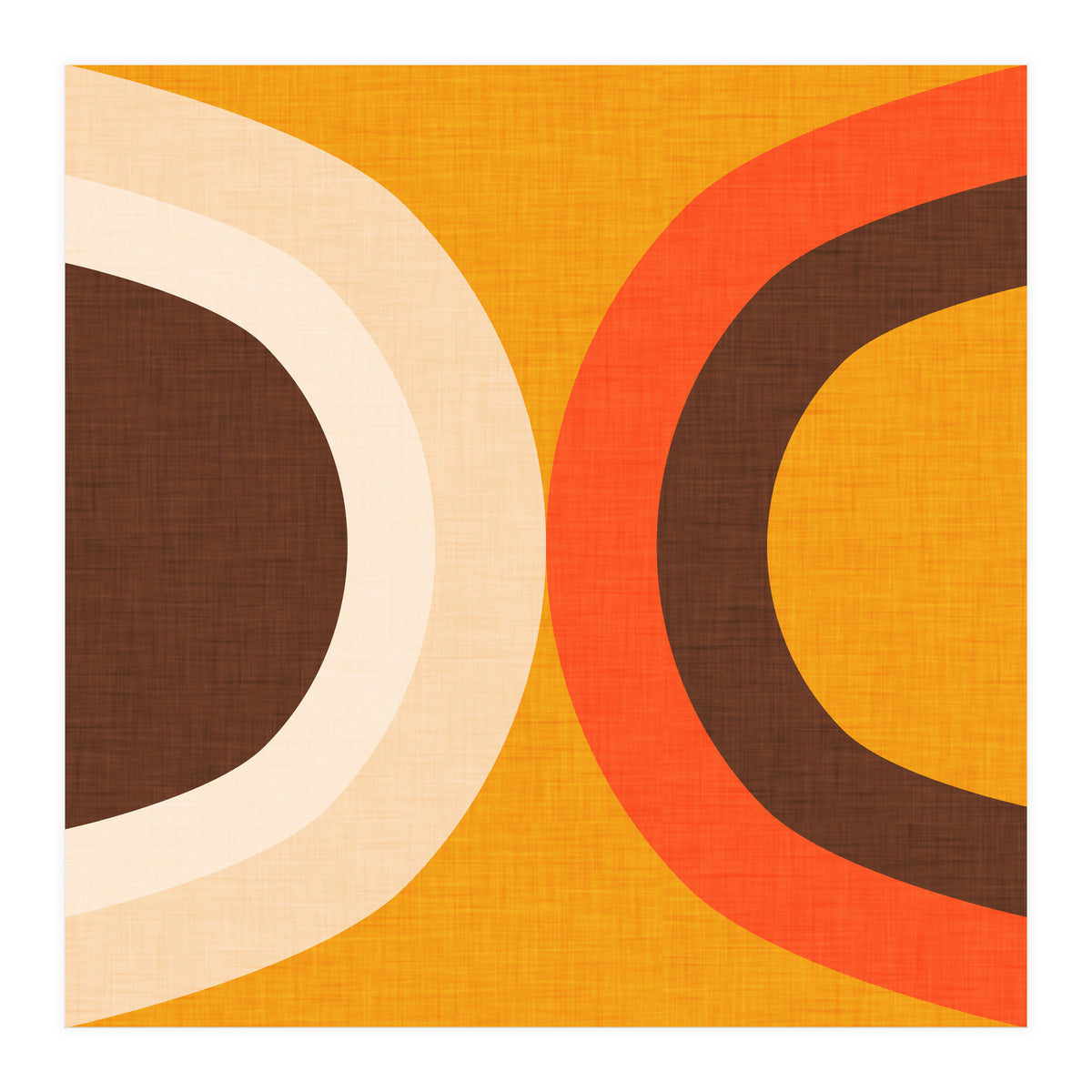 Classic Mid Mod Dot Yellow  (Print Only)