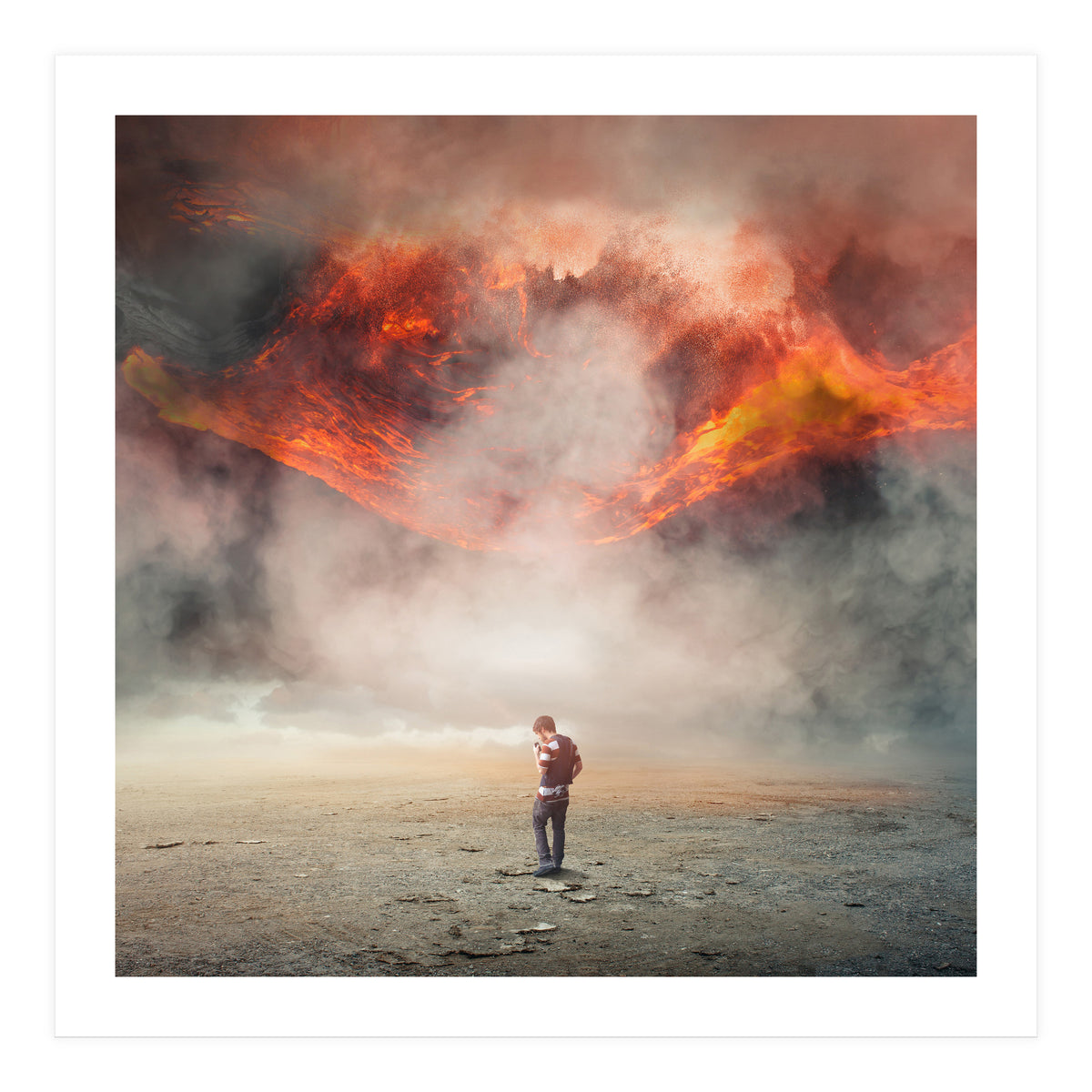 Last Cigarette Blow Up (Print Only)